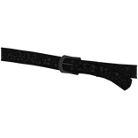 Embroided Black Grunge Belt