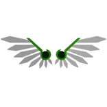 Emerald Valkyrie Wings