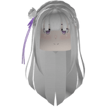 Emilias Hair With Face - Re Zero