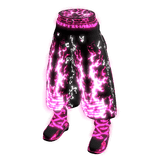 [EMISSIF] Y2K Pink Hellfire Baggy Pants