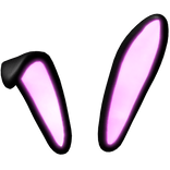 [EMISSIVE] Black and Pink - 2017 Bunny Ears