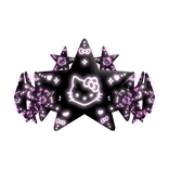 (EMISSIVE) Black Kitty Crown