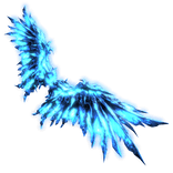 [EMISSIVE] Blue Draconic Wings