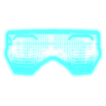 Emissive Cyan Blue Cyber Visor