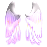 Emissive Feathered Pastel Wings