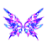 Emissive Galaxy Wings Glowing