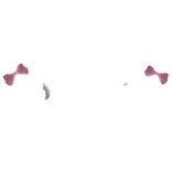 [Emissive Glow] Cute Angelic Halo with Bows Pink