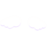 (EMISSIVE) Glowing Cute Wings Angel Magical Girl