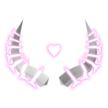 (Emissive) Glowing Pink Heart Horns
