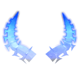 [Emissive] Glowing White Blue Horns Addon