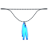 Emissive Glowstick Necklace (Blue)