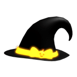 [EMISSIVE] halloween witch hat w pumpkin bow