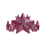 (EMISSIVE) Pink crown with notes