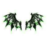 Emissive Ragebound Wings Of Green Halloween