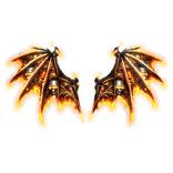Emissive Ragebound Wings Of Inferno