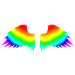Emissive Rainbow Wings