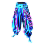 💡[EMISSIVE - Real Glow!] Glitchtronic Neon Pants