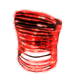 [Emissive] Ripped Layered Top (Red & Black)
