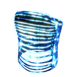 [Emissive] Ripped Layered Top (Volt Blue)