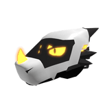 Emissive Synth Dragon Head | Orange/White Custom