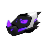 Emissive Synth Dragon Head | Purple/White Mk.2