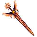 Emissive  Whispery Hellstar Sword