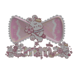 ♡ : emma bunny sakura sunset bow 3.0 ৎ