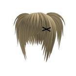 Emo Anime Doll Pigtails (Blonde)