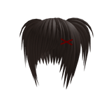 Emo Anime Doll Pigtails (Brown)