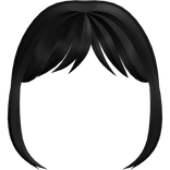 Emo Bangs in Black