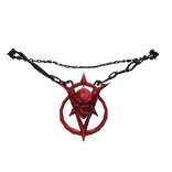 emo demonic necklace