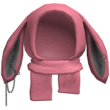 Emo Goth Bunny Ears Hood Pink