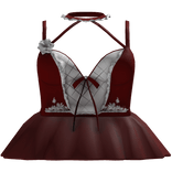 Emo Goth Lolita Corset Dress Red