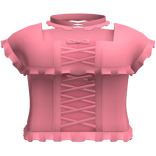 Emo Gothic Lace Corset Top Pink