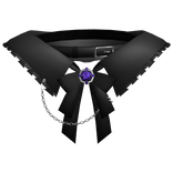 Emo Gothic Ribbon Collar w/ Choker 1.0