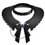 Emo Gothic Ruffled Collar w/ Choker