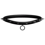 emo gothic spiked choker in black 1.0