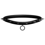emo gothic spiked choker in black 3.0