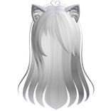 Emo Kitty White Hair