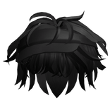 Emo Messy Fluffy Hair With Visor