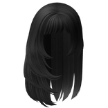 Emo Multi-Layered Long Haircut in Black