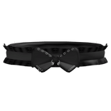 † ♡ emo pierced gothic ruffled bow choker