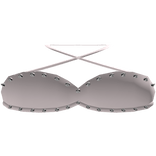 Emo Pink Spikey Studded Bow