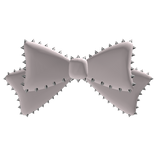 Emo Pink Spikey Studded Bow