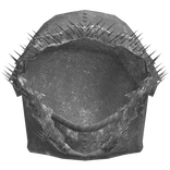 emo realistic white oversized hood cover