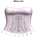 Emo Rhinestone Skeleton Dress in Pink