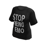 Emo Shirt Black