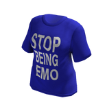 Emo Shirt Blue