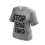 Emo Shirt White