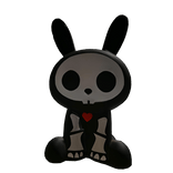 Emo Skelly Bunny Plushie